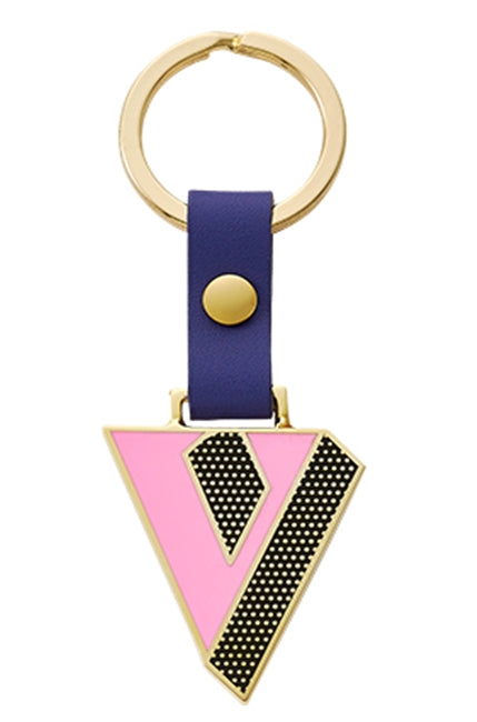MONDAY EDITION(マンデイエディション) Stickery Initial Key Ring V