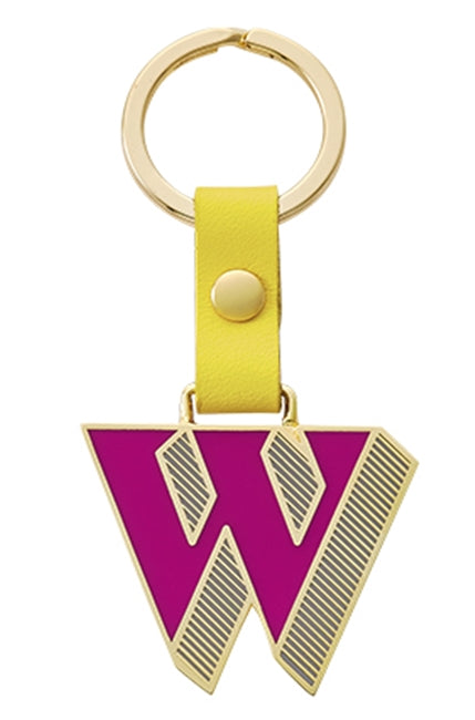 MONDAY EDITION(マンデイエディション) Stickery Initial Key Ring W