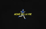 アクメドラビ(acme' de la vie) V LOGO RUNNER HOODIE BLACK