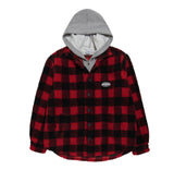 アクメドラビ(acme' de la vie) CHECK HOODIE JACKET RED