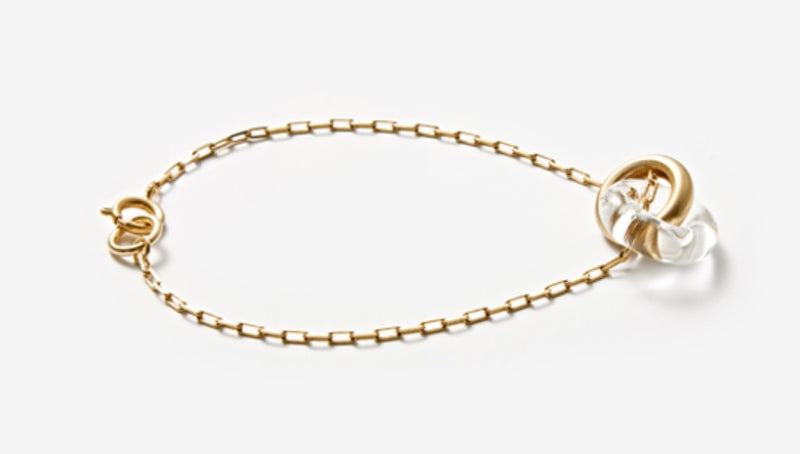 MONDAY EDITION(マンデイエディション)  Donut Glass Anklet