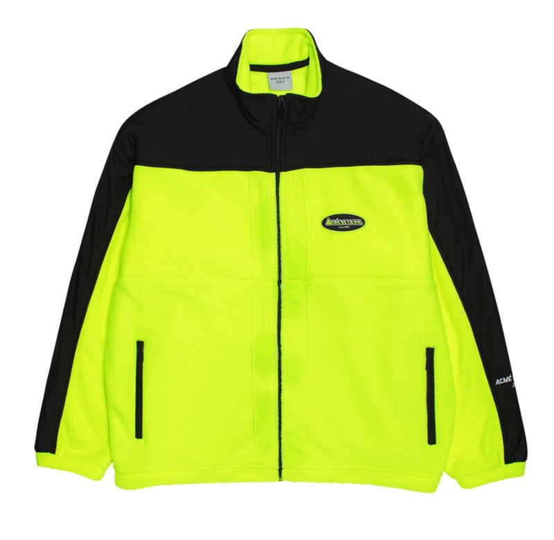 アクメドラビ(acme' de la vie) SPORTY FLEECE JACKET NEON YELLOW