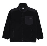 アクメドラビ(acme' de la vie)  MULTI CUT FLEECE JACKET BLACK