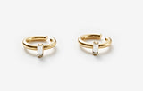 MONDAY EDITION(マンデイエディション) Tiny Cristal Cuff Or Knuckle Ring Set
