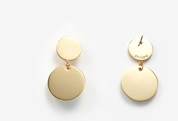 MONDAY EDITION(マンデイエディション) Two Circles Earrings