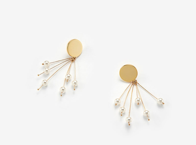 MONDAY EDITION(マンデイエディション) Circles and Pearls Earrings