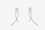MONDAY EDITION(マンデイエディション) Big Pearl Wire Earrings