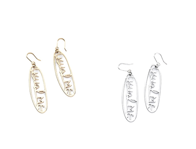 MONDAY EDITION(マンデイエディション)  usual me letter earrings