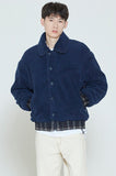 ロマンティッククラウン(ROMANTIC CROWN)   FLEECE MODS JACKET_NAVY