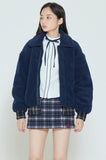 ロマンティッククラウン(ROMANTIC CROWN)   FLEECE MODS JACKET_NAVY