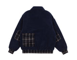 ロマンティッククラウン(ROMANTIC CROWN)   FLEECE MODS JACKET_NAVY