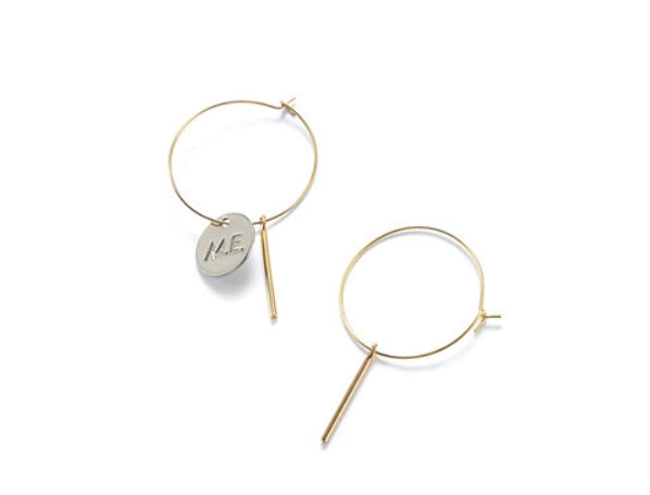 MONDAY EDITION(マンデイエディション) Drop M.E Pendant Earrings