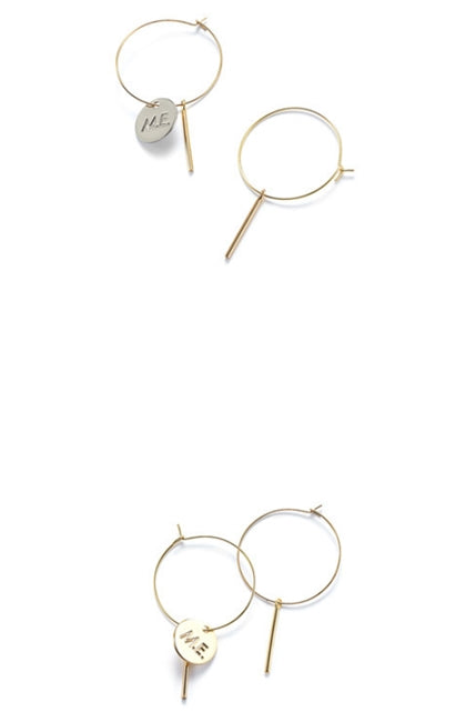 MONDAY EDITION(マンデイエディション) Drop M.E Pendant Earrings