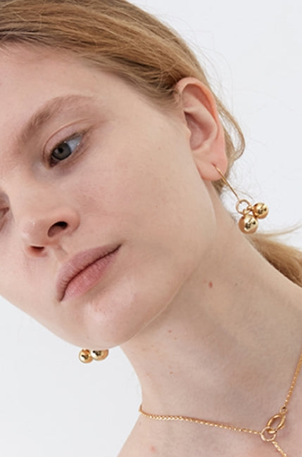 MONDAY EDITION(マンデイエディション)  Dropped Bells Earrings