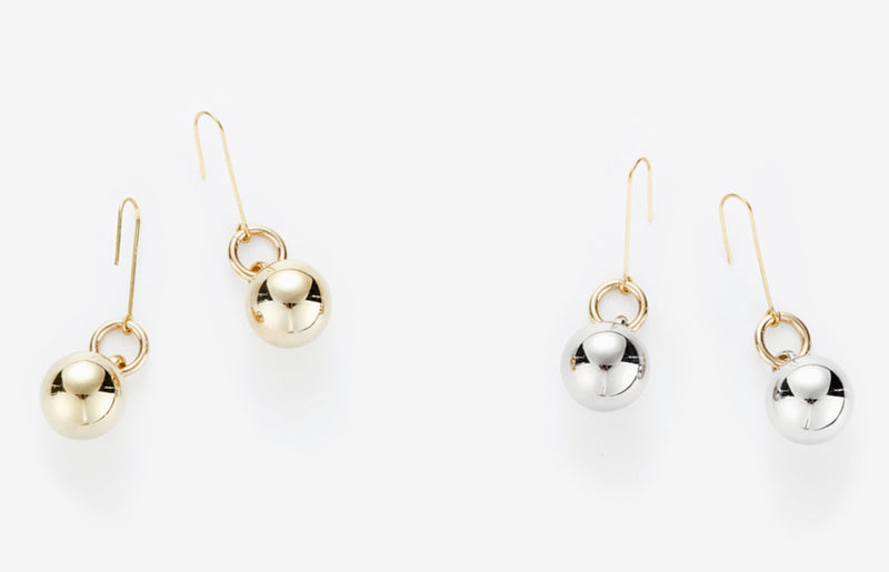 MONDAY EDITION(マンデイエディション)   Dropped Bold Bell Earrings