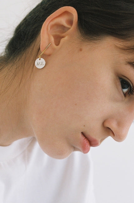 MONDAY EDITION(マンデイエディション)  drop M.E & pearl earrings