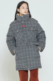 ロマンティッククラウン(ROMANTIC CROWN)   CHESTERFIELD CHECK PARKA_GREY