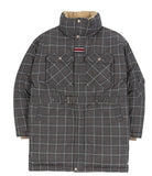 ロマンティッククラウン(ROMANTIC CROWN)   CHESTERFIELD CHECK PARKA_GREY