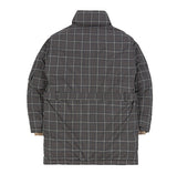 ロマンティッククラウン(ROMANTIC CROWN)   CHESTERFIELD CHECK PARKA_GREY