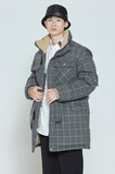 ロマンティッククラウン(ROMANTIC CROWN)   CHESTERFIELD CHECK PARKA_GREY