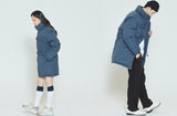 ロマンティッククラウン(ROMANTIC CROWN)   CHESTERFIELD CHECK PARKA_BLUE