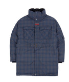 ロマンティッククラウン(ROMANTIC CROWN)   CHESTERFIELD CHECK PARKA_BLUE