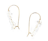 MONDAY EDITION(マンデイエディション)  clear quartz earring