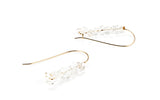 MONDAY EDITION(マンデイエディション)  clear quartz earring