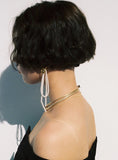 MONDAY EDITION(マンデイエディション) Pearl Knot Zipper Single Earring