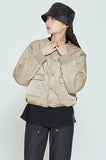 ロマンティッククラウン(ROMANTIC CROWN)   WOMANS REVERSIBLE FLEECE JACKET_BEIGE