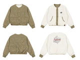 ロマンティッククラウン(ROMANTIC CROWN)   WOMANS REVERSIBLE FLEECE JACKET_BEIGE