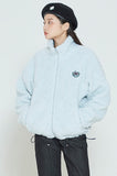 ロマンティッククラウン(ROMANTIC CROWN)   REVERSIBLE FLEECE JACKET_SKY BLUE