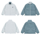 ロマンティッククラウン(ROMANTIC CROWN)   REVERSIBLE FLEECE JACKET_SKY BLUE