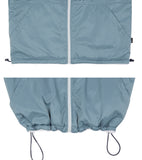 ロマンティッククラウン(ROMANTIC CROWN)   REVERSIBLE FLEECE JACKET_SKY BLUE