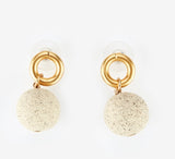 MONDAY EDITION(マンデイエディション) Ceramic Ball & Small Circle Earrings