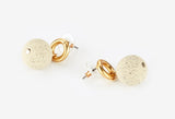 MONDAY EDITION(マンデイエディション) Ceramic Ball & Small Circle Earrings