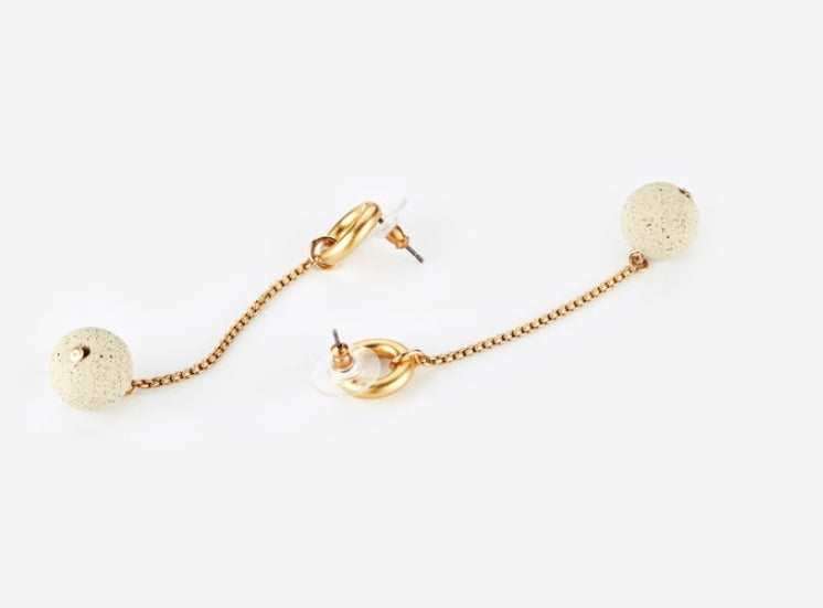 MONDAY EDITION(マンデイエディション) Ceramic Ball Drop Earrings