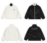 ロマンティッククラウン(ROMANTIC CROWN)   REVERSIBLE FLEECE JACKET_OATMEAL