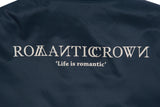 ロマンティッククラウン(ROMANTIC CROWN)  REVERSIBLE FLEECE JACKET_GREY