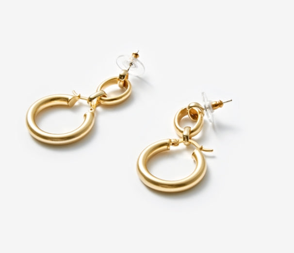 MONDAY EDITION(マンデイエディション) Linked Chunky Hoop Earrings