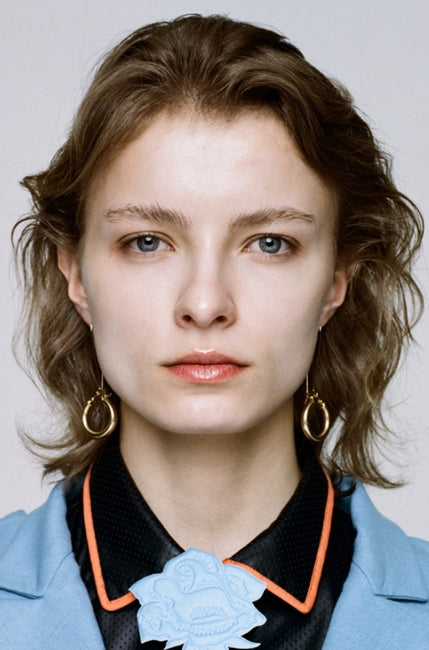 MONDAY EDITION(マンデイエディション) Simple Chunky Hoop Earrings