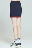 ロマンティッククラウン(ROMANTIC CROWN)   CABLE KNIT MIDI SKIRT_NAVY