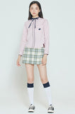 ロマンティッククラウン(ROMANTIC CROWN)  COLLAR RIBBON SHIRT_PINK