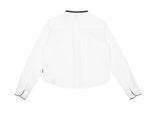 ロマンティッククラウン(ROMANTIC CROWN)  COLLAR RIBBON SHIRT_WHITE