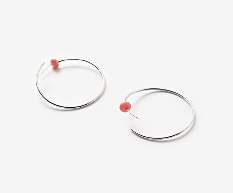 MONDAY EDITION(マンデイエディション)    Corallite Big Circle Earrings