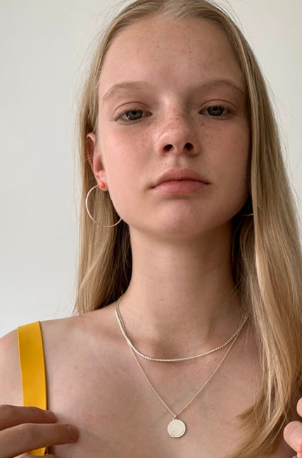 MONDAY EDITION(マンデイエディション)    Corallite Big Circle Earrings