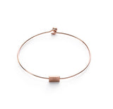 MONDAY EDITION(マンデイエディション) usual square initial thin bangle