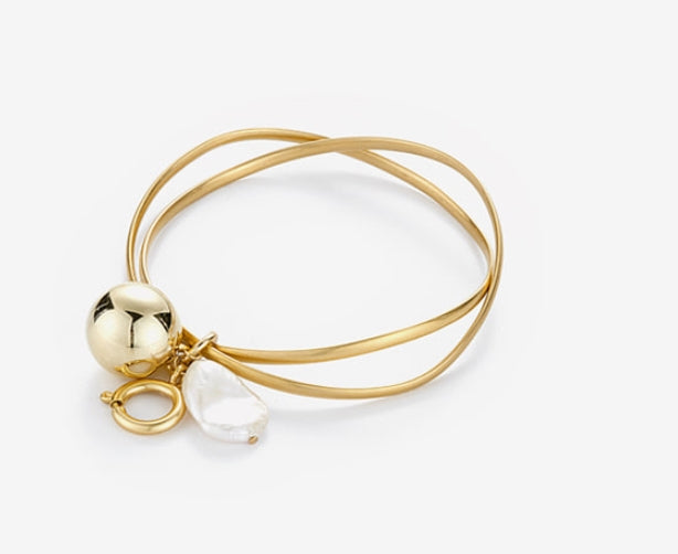 MONDAY EDITION(マンデイエディション) Wave Bangle