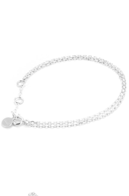 MONDAY EDITION(マンデイエディション)  double chain silver bracelet