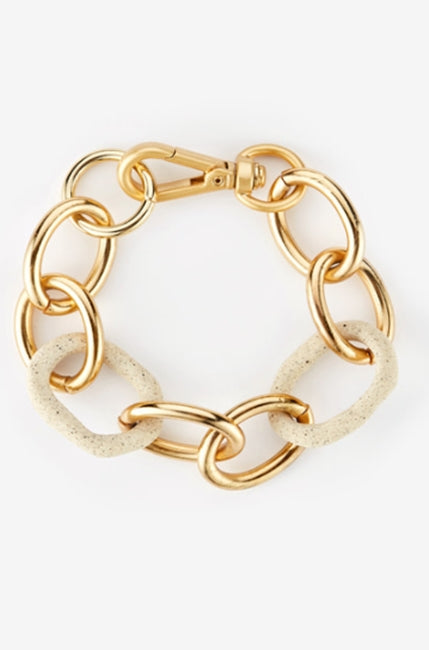 MONDAY EDITION(マンデイエディション) Bold Oval Ceramics Bracelet